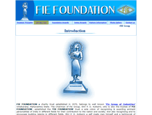 Tablet Screenshot of fiefoundation.org